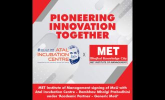 MET Joins hand with Atal Incubation Centre